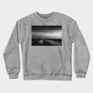 Mist Rolling in from the Sea - monochrome Crewneck Sweatshirt